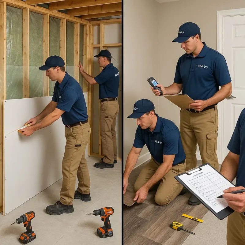 Repairs and Reconstruction process in Whitley County, IN